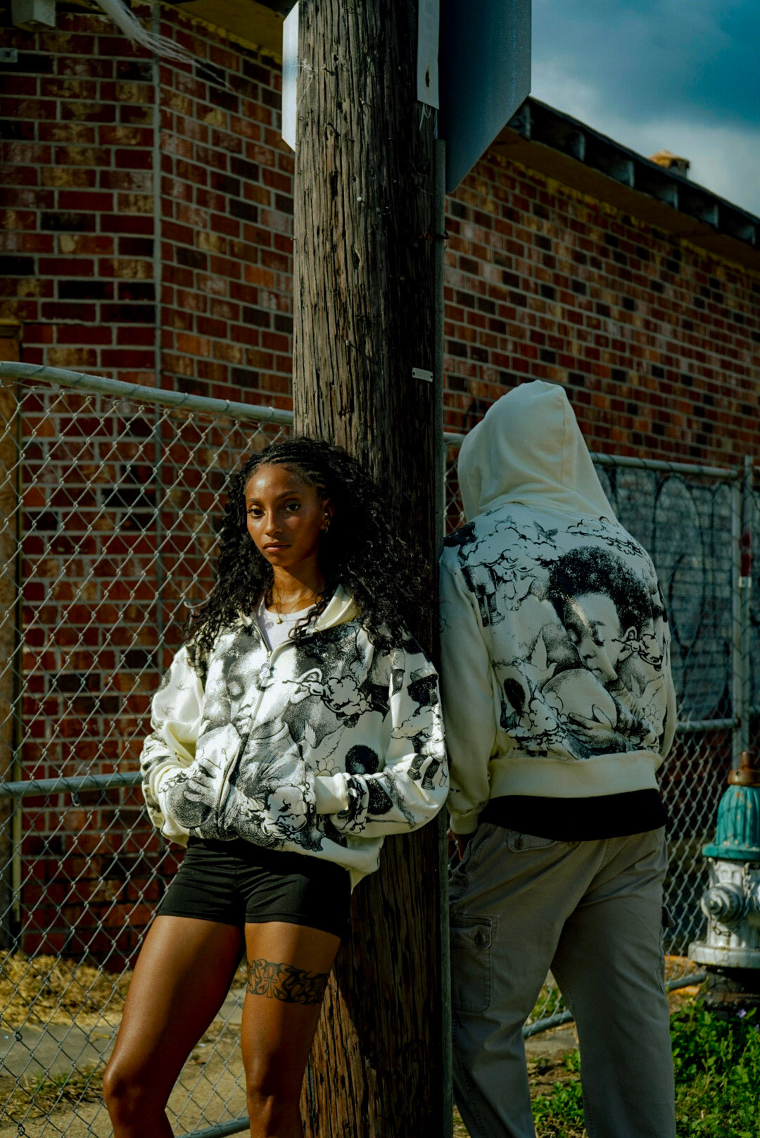 "Sketchbook" Zip Up Hoodie